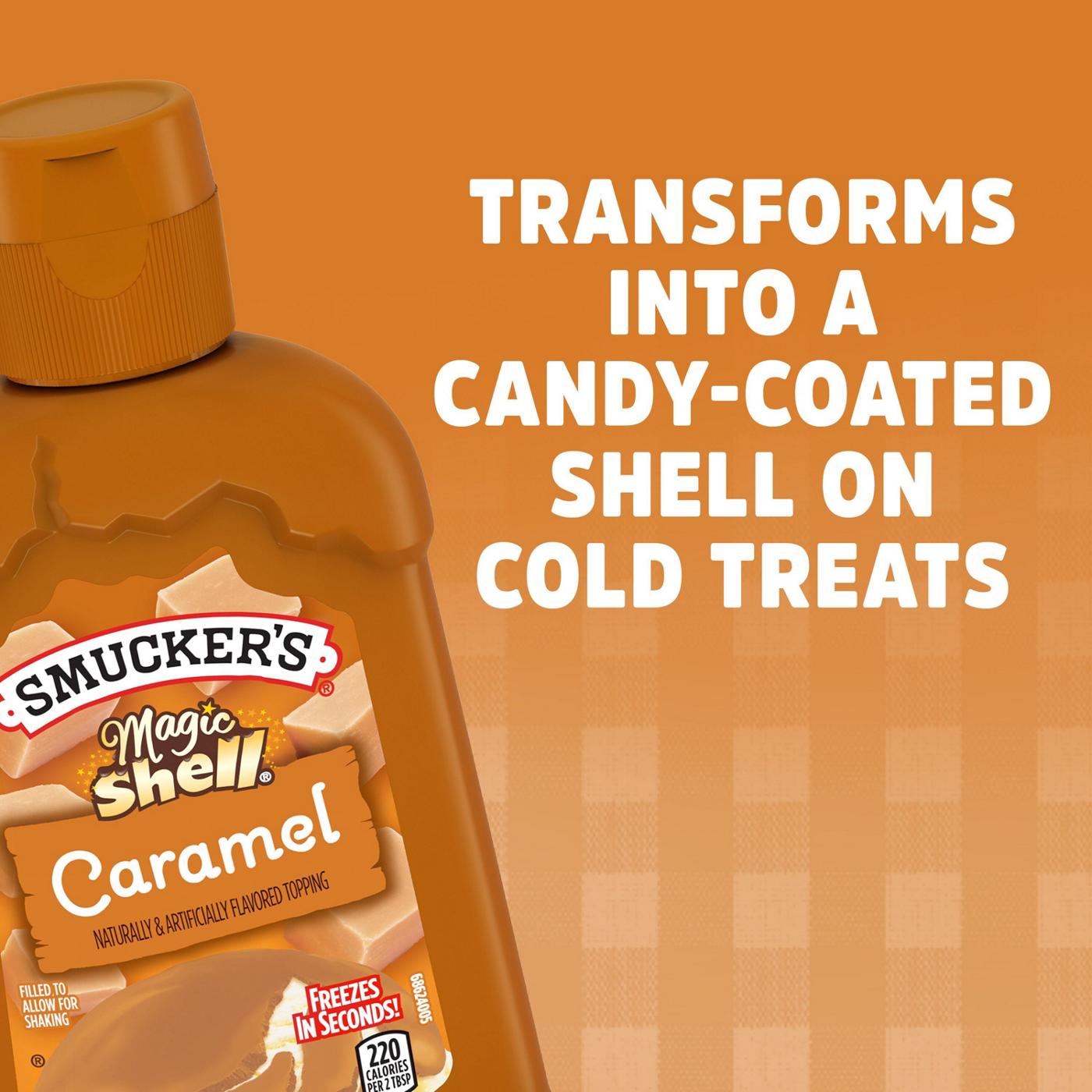 Smucker's Caramel Flavor Magic Shell; image 4 of 4