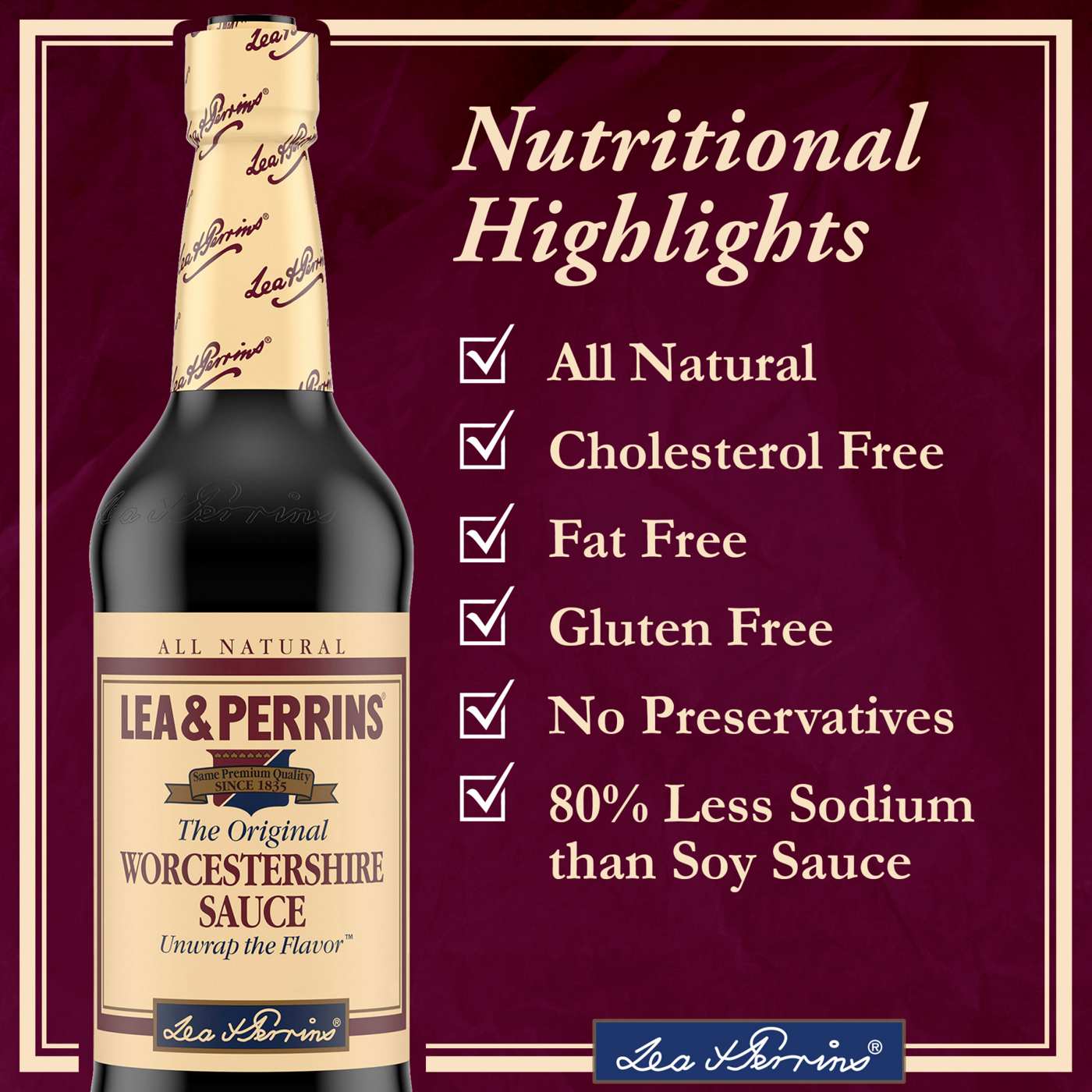 Lea & Perrins Original Worcestershire Sauce; image 4 of 9