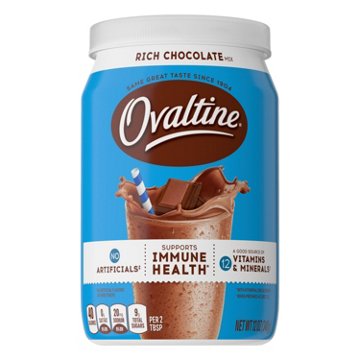 Ovaltine Rich Chocolate Drink Mix, 12 oz