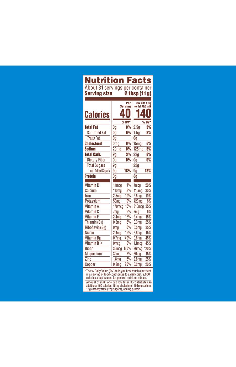 Ovaltine Rich Chocolate Drink Mix; image 4 of 12