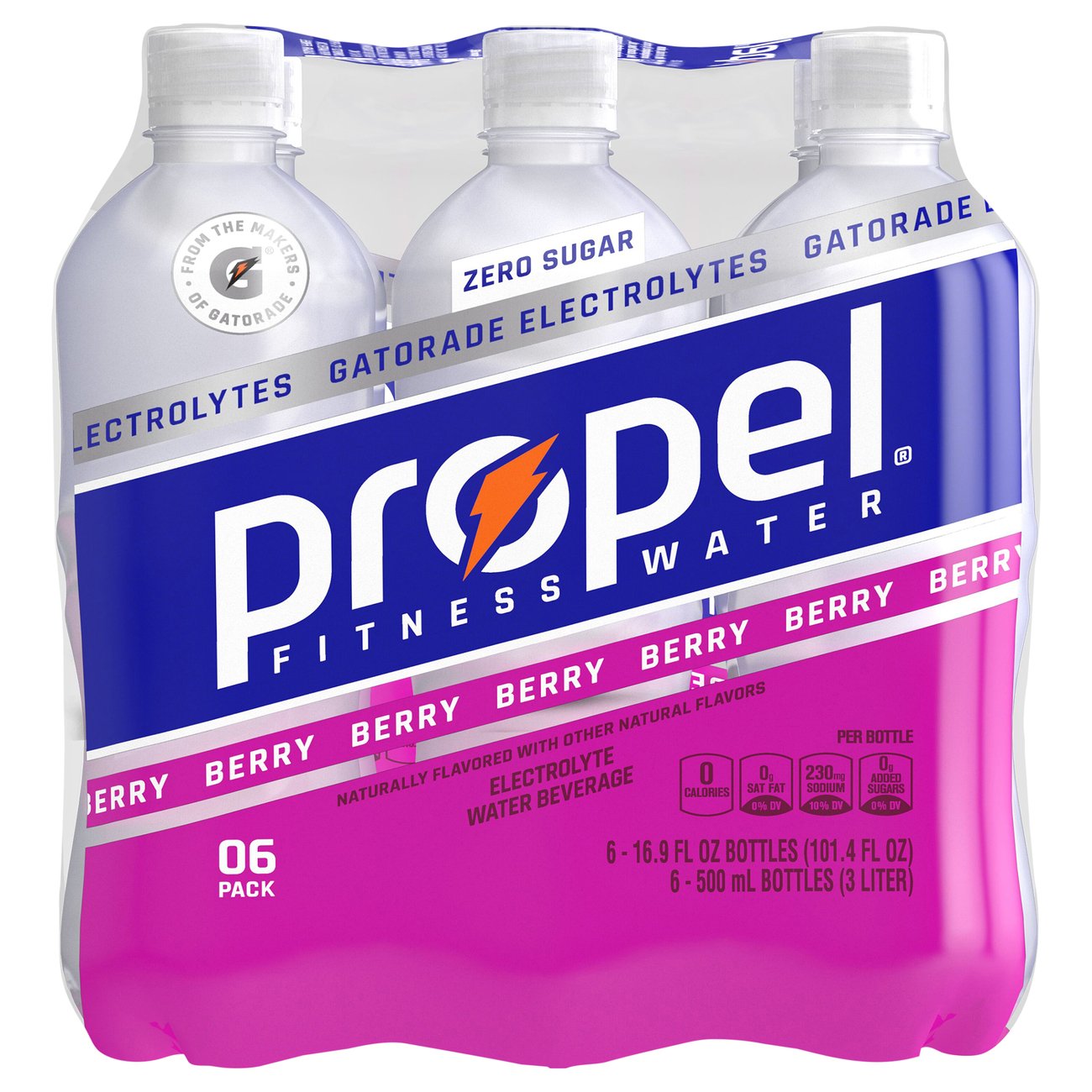 Propel Zero Calorie Berry Water Beverage 16.9 oz Bottles Shop Water at HEB