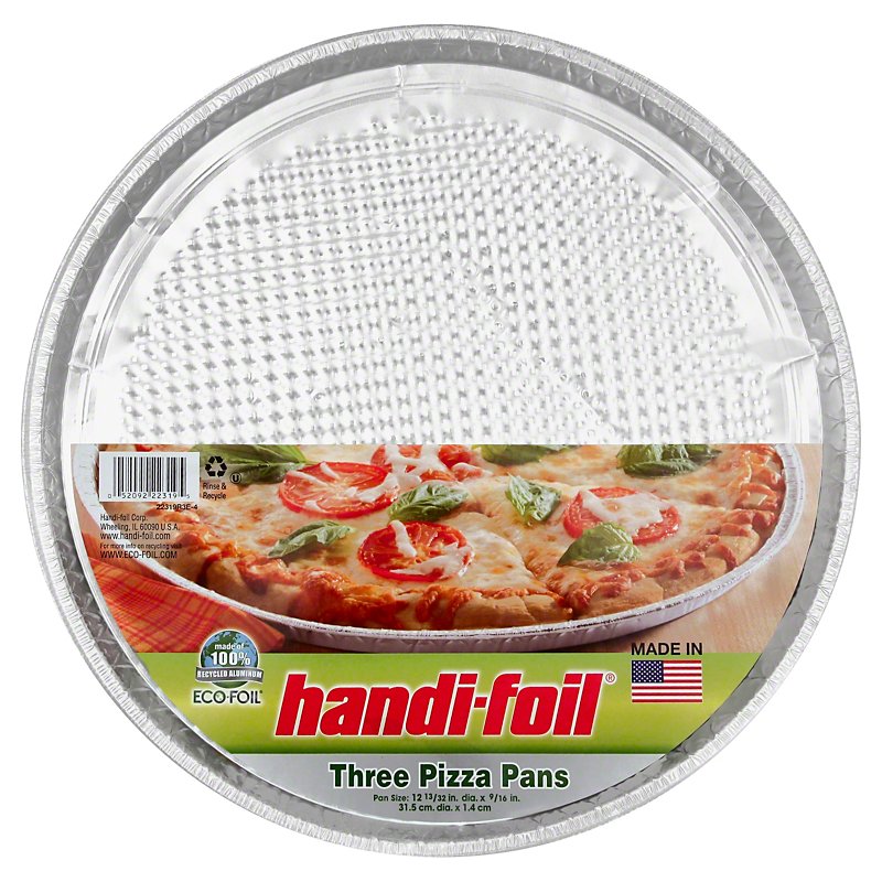 Handi-Foil Super King Crisp Bake 16 Aluminum Round Giant Pizza Pan, 1  Count 