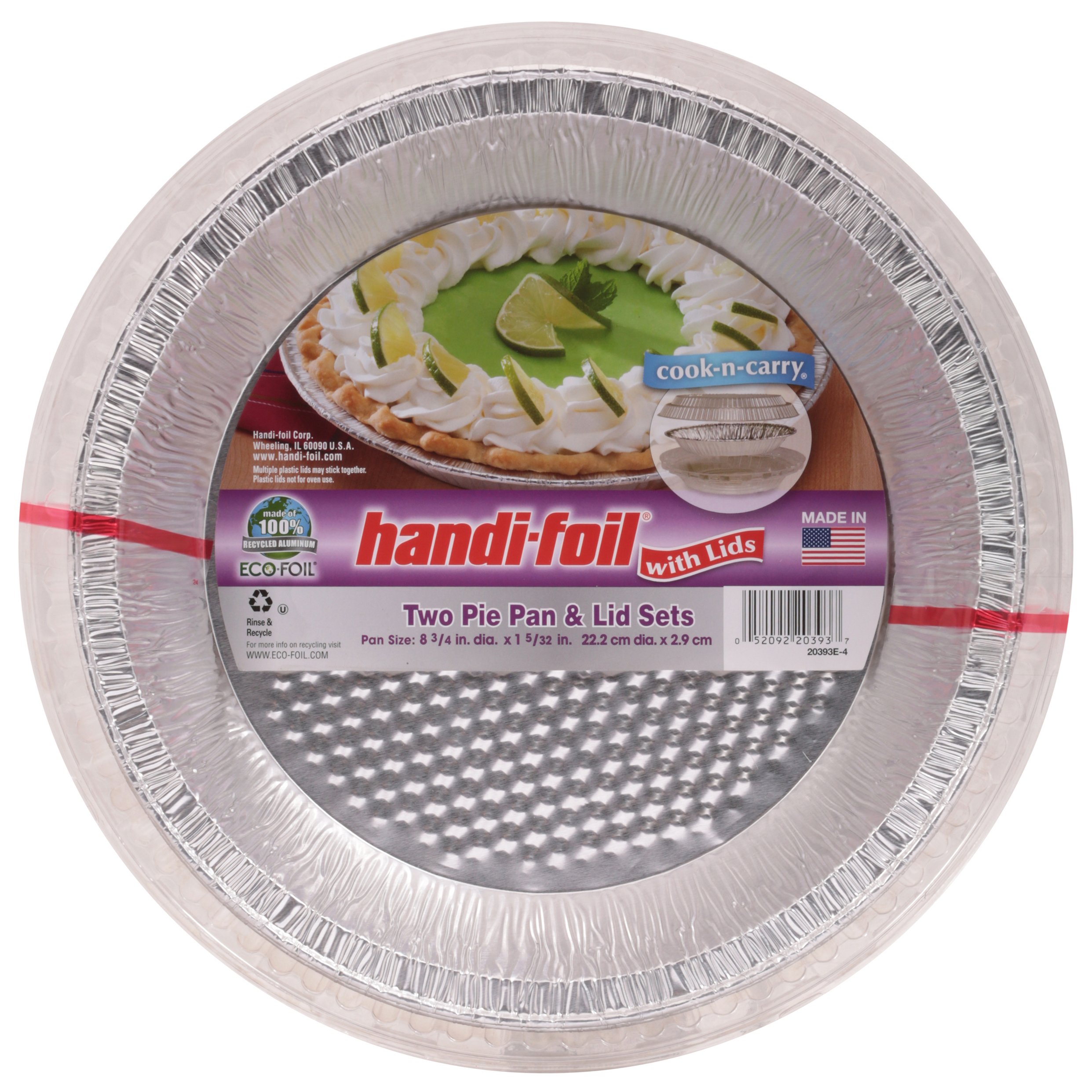 HandiFoil CooknCarry Pie Pans & Lids Shop Bakeware at HEB
