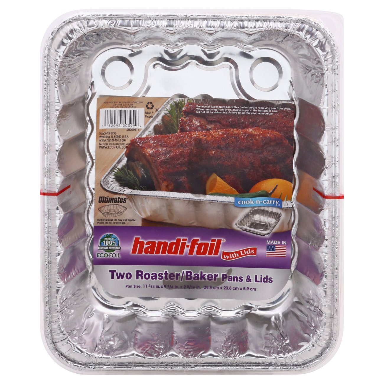 Handi-Foil Cook-N-Carry Roasting & Baking Pans & Lids
