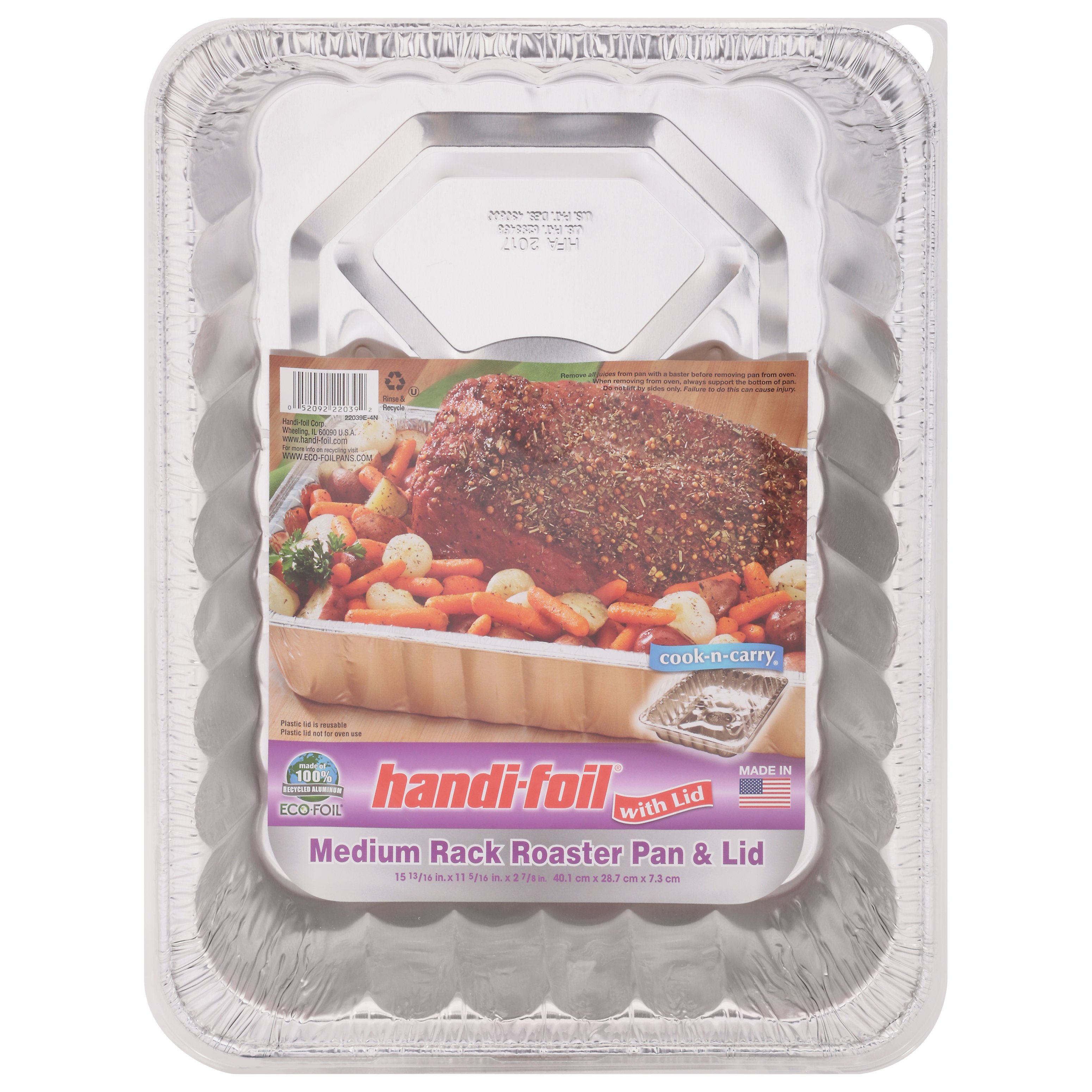 Handi-Foil Eco-Foil Giant All Purpose Pan & Lid