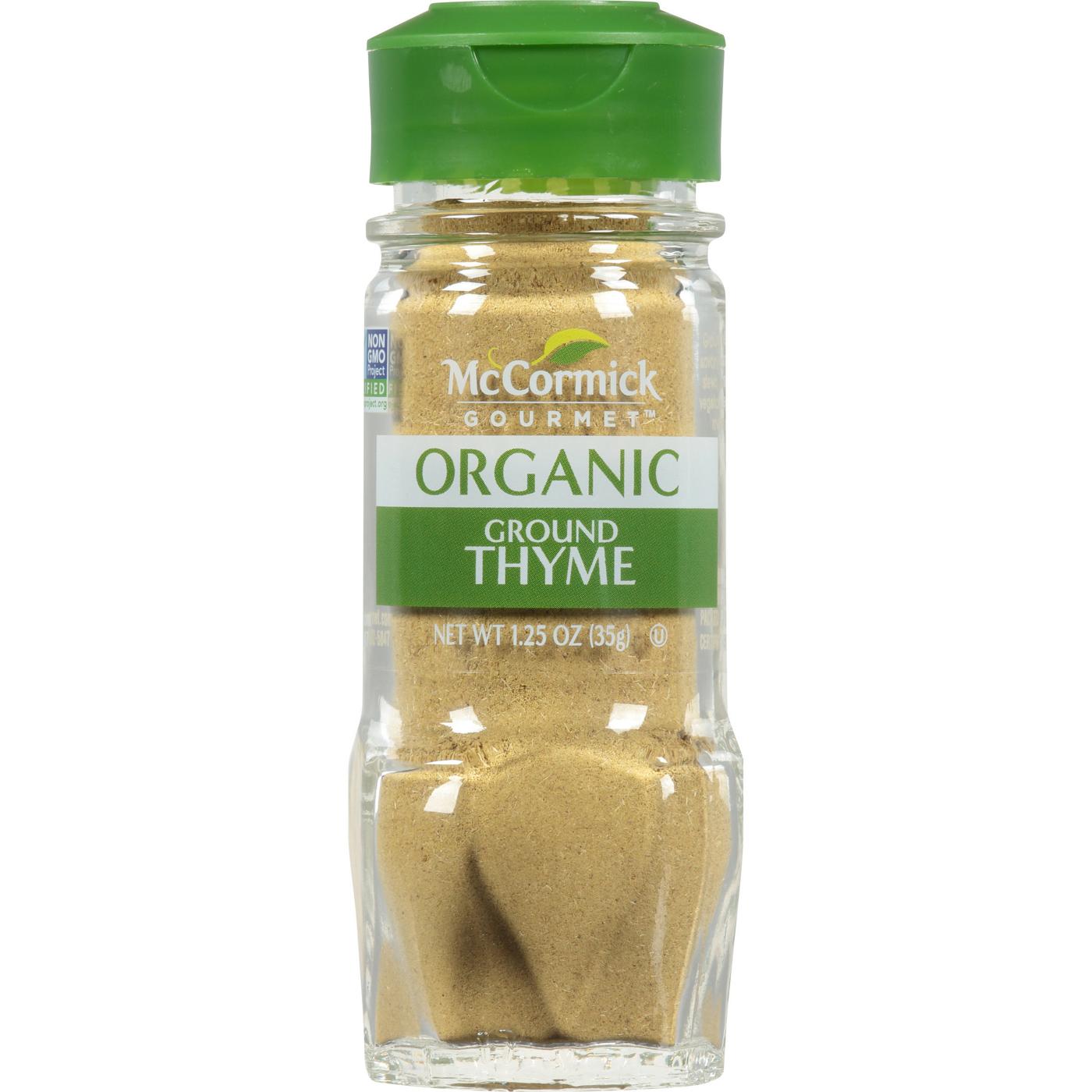 McCormick Gourmet Organic Ground Thyme; image 1 of 7