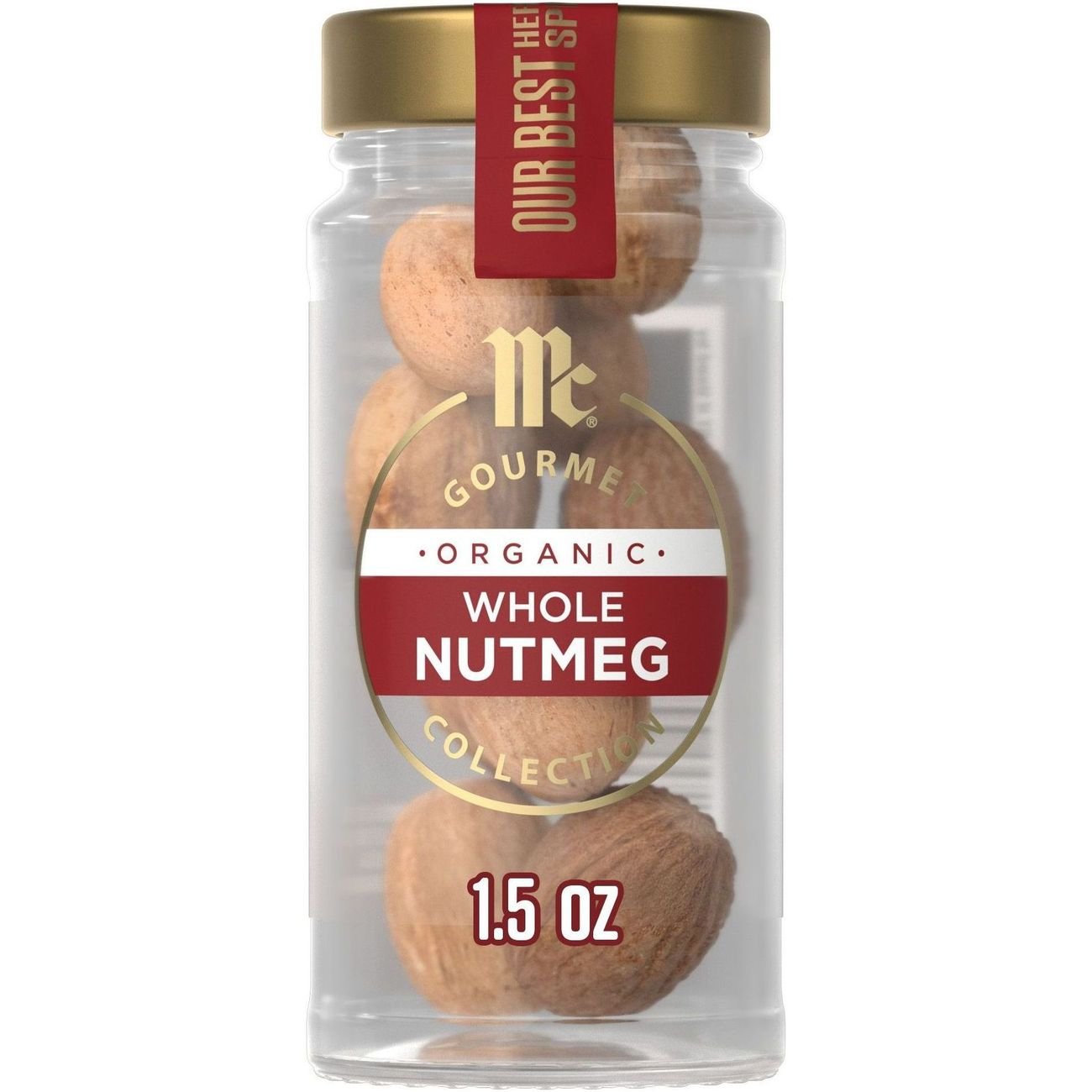 McCormick Gourmet Organic Whole Nutmeg Shop Herbs & spices at HEB