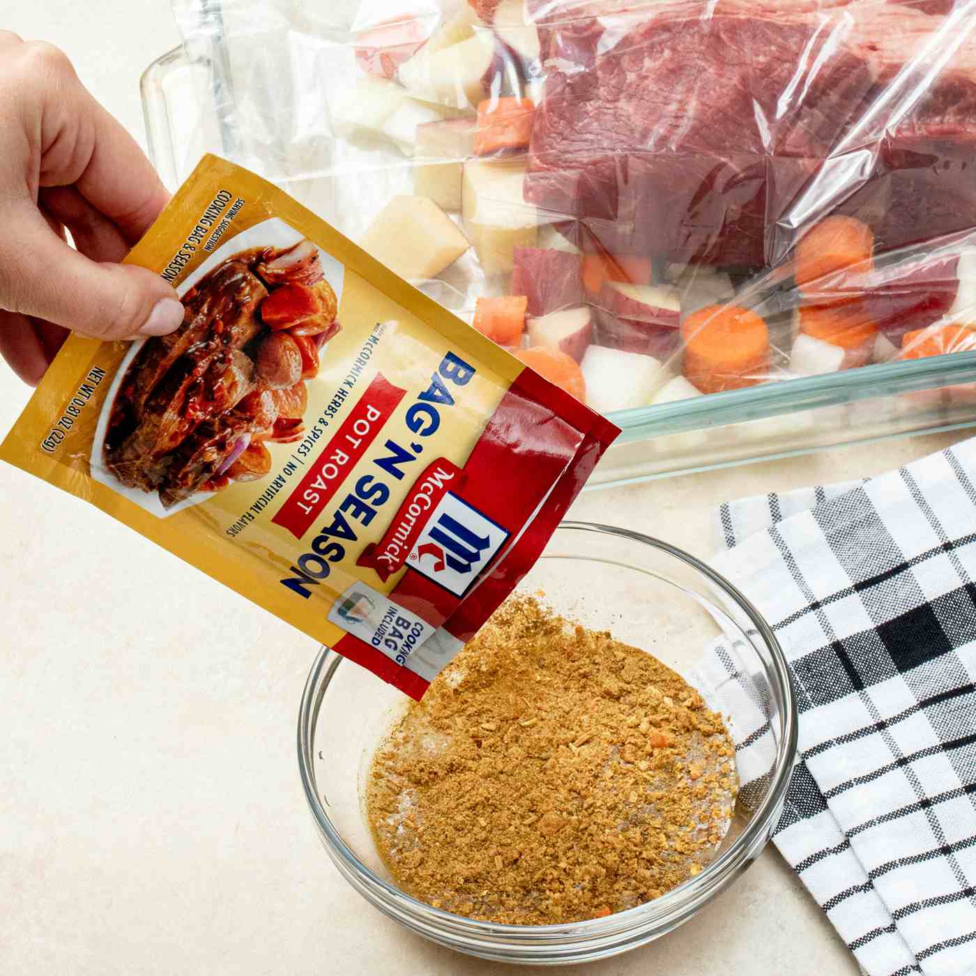 McCormick Bag 'n Season Pot Roast Cooking & Seasoning Mix; image 3 of 6