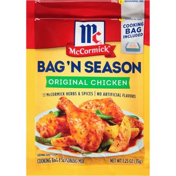 McCormick Bag 'n Season Original Chicken Cooking & Seasoning Mix, 1.25 oz
