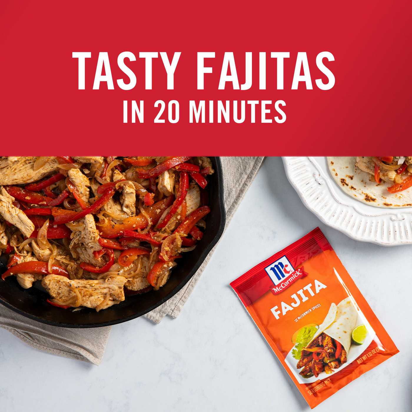 McCormick Fajita Seasoning Mix; image 2 of 2