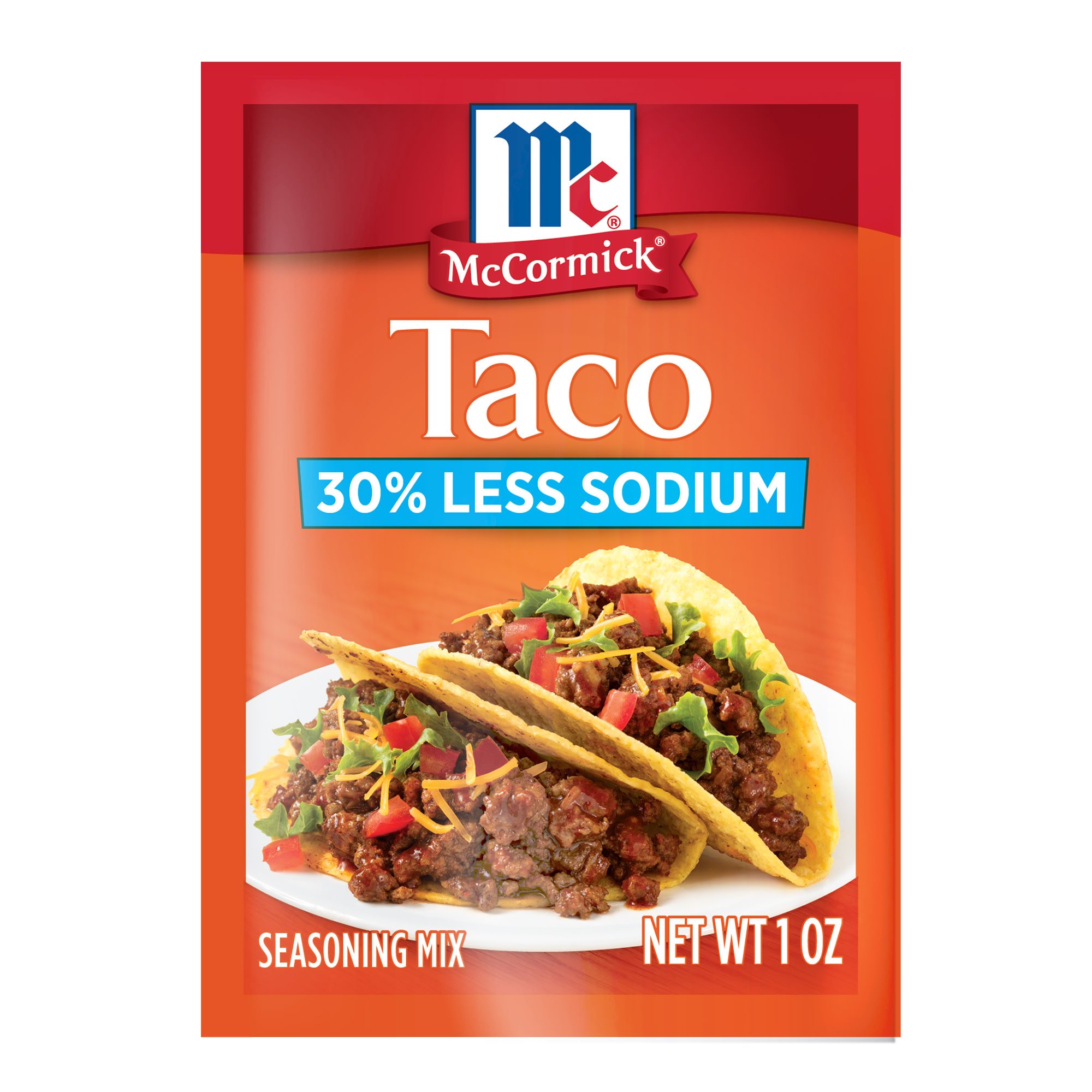 Mccormick 30 Less Sodium Taco Seasoning Mix Shop Spice Mixes At H E B