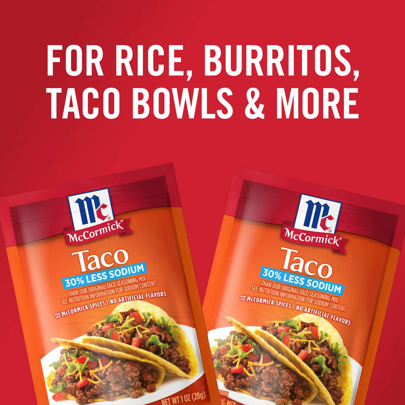 McCormick 30% Less Sodium Taco Seasoning Mix; image 4 of 8