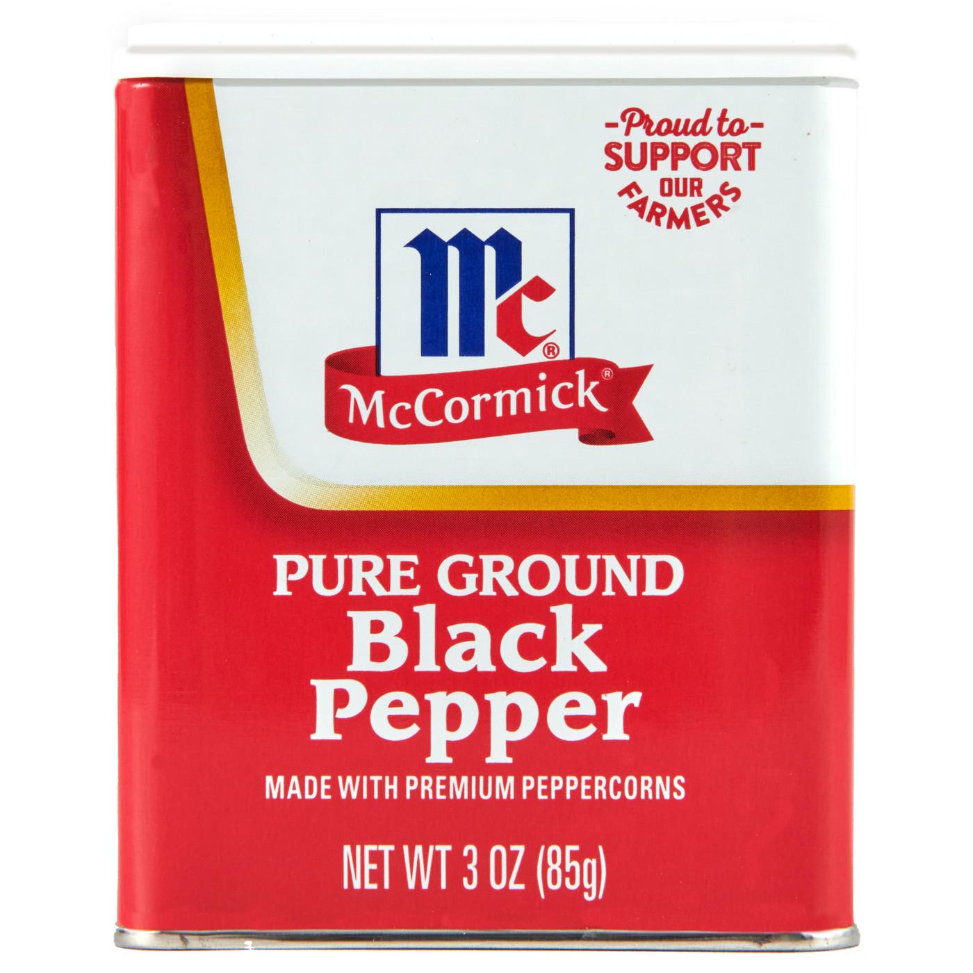 McCormick Pure Ground Black Pepper; image 1 of 12