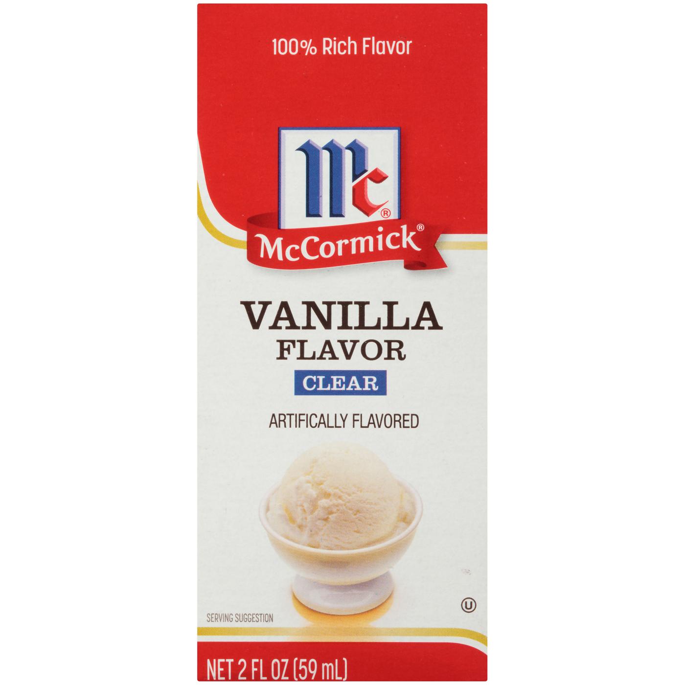 McCormick Clear Vanilla Flavor; image 1 of 2