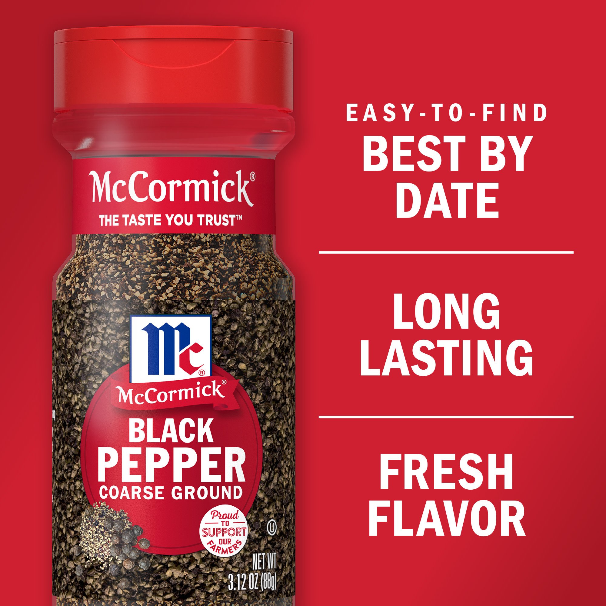 McCormick® Coarse Ground Black Pepper