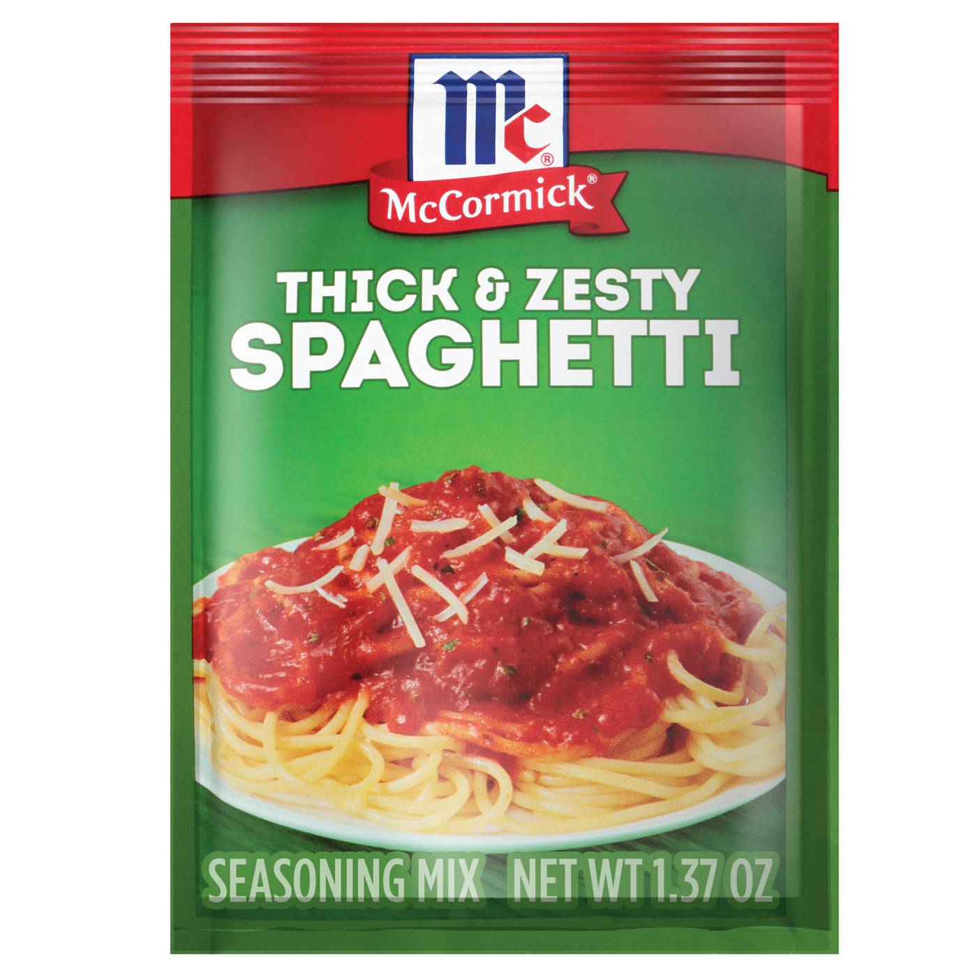 McCormick Thick And Zesty Spaghetti Sauce Seasoning Mix; image 1 of 8