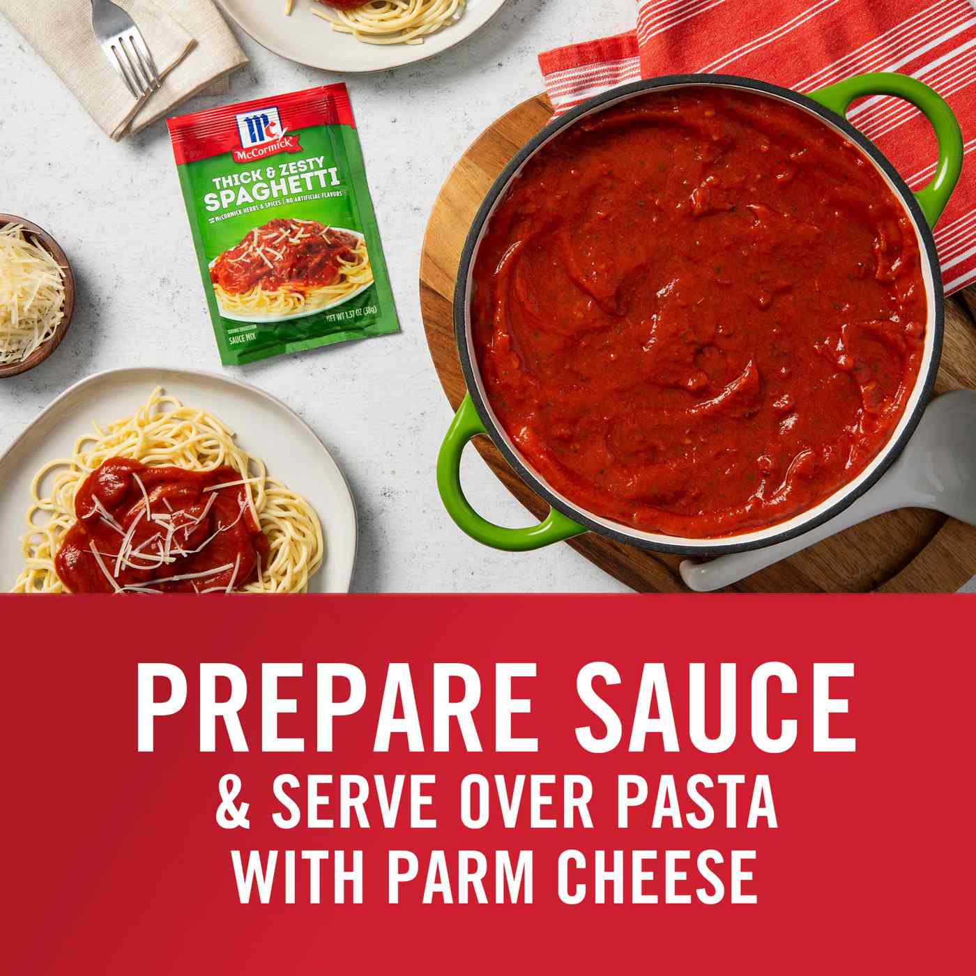 McCormick Thick And Zesty Spaghetti Sauce Seasoning Mix; image 8 of 8