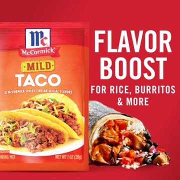 McCormick Mild Taco Seasoning Mix, 1 oz