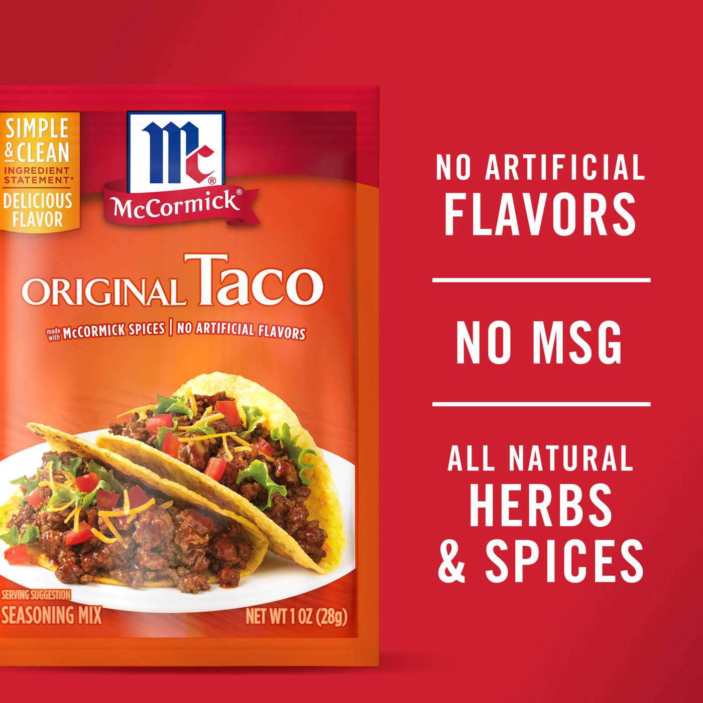 McCormick Original Taco Seasoning Mix; image 4 of 4