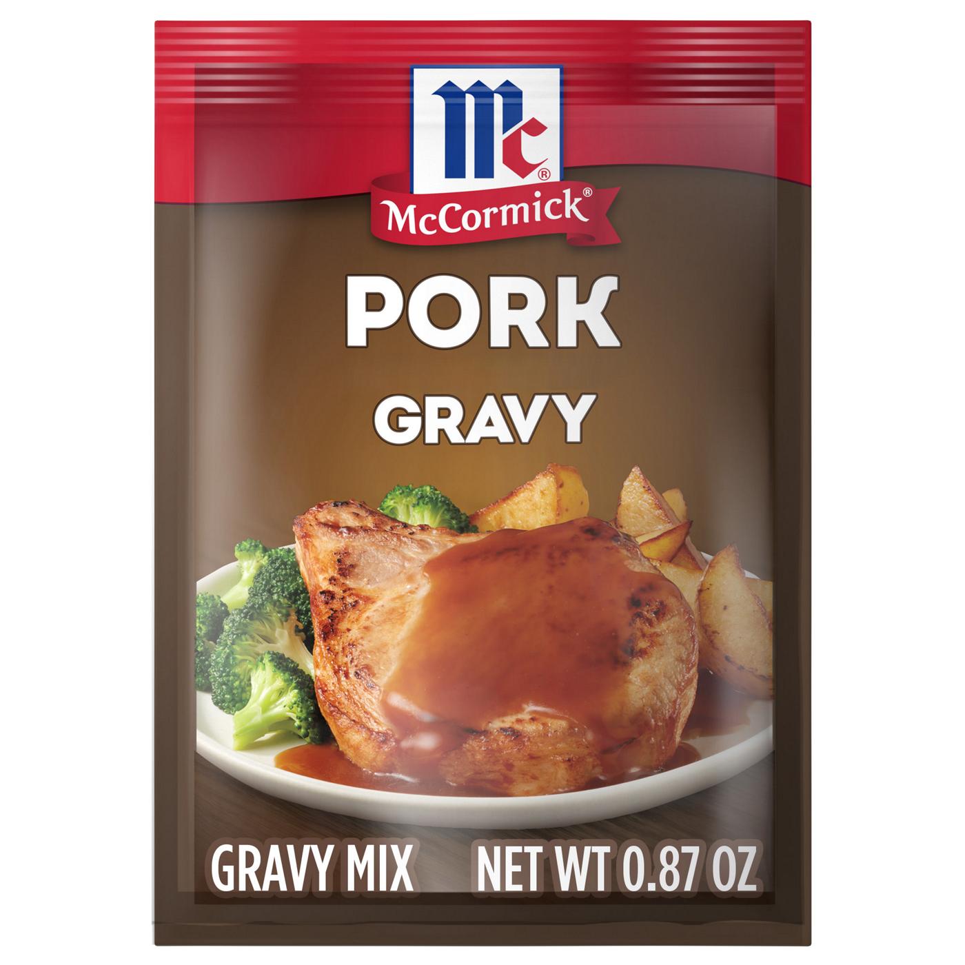 McCormick Pork Gravy Seasoning Mix; image 1 of 6