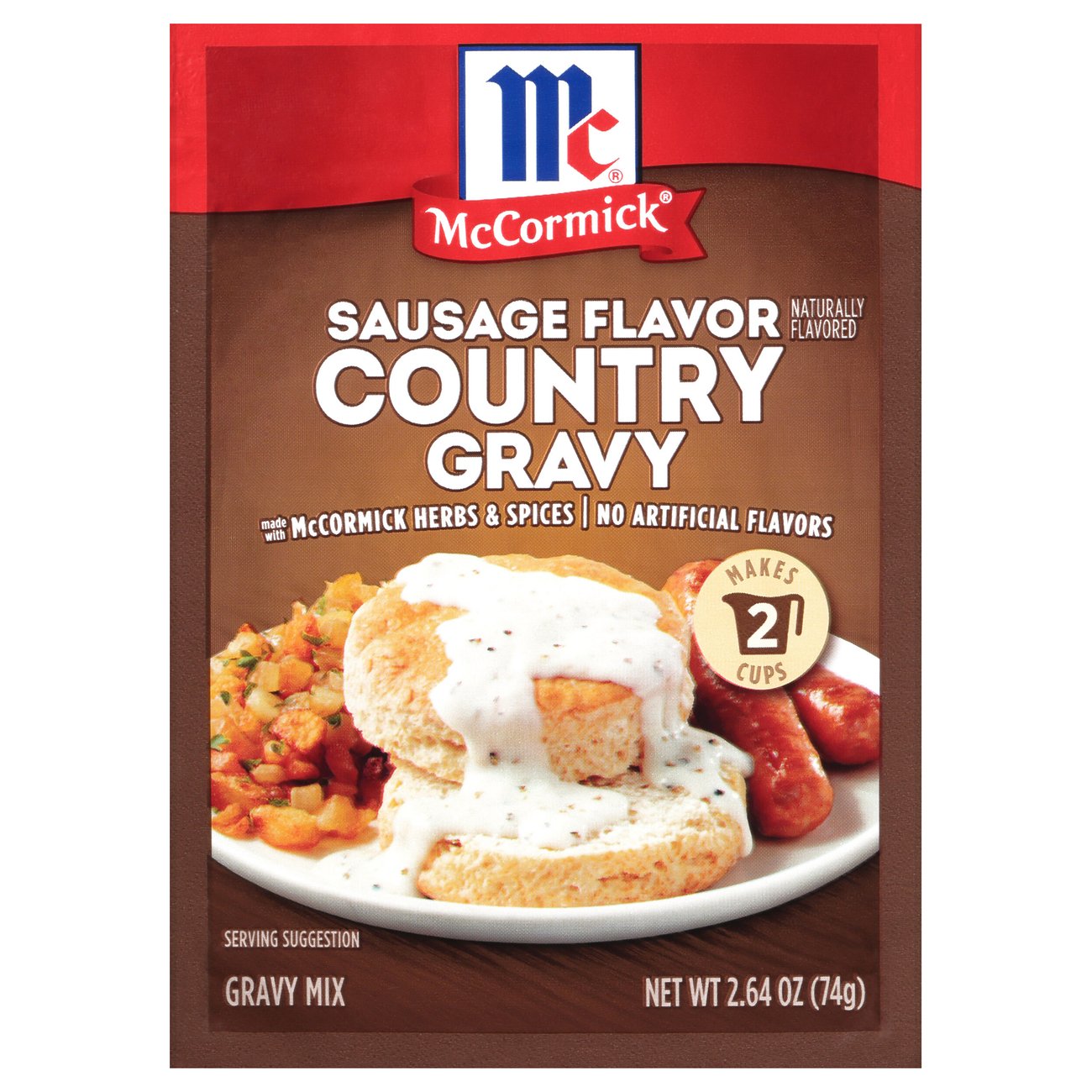 Mccormick Sausage Flavor Country Gravy Mix Shop Gravy at HEB