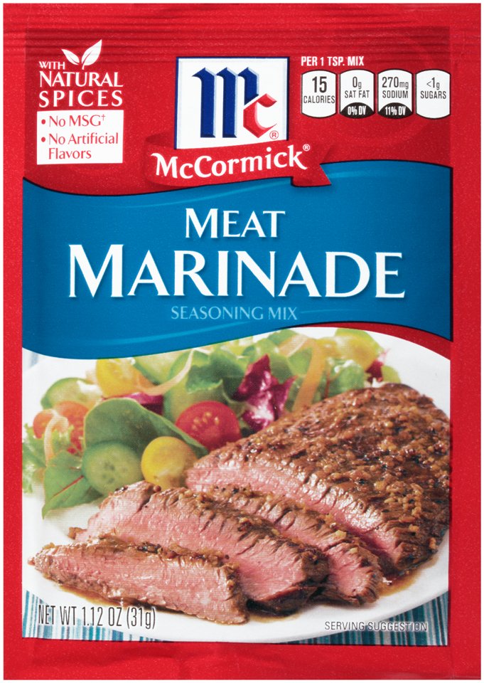 McCormick Meat Marinade Seasoning Mix, 1.12 Oz 