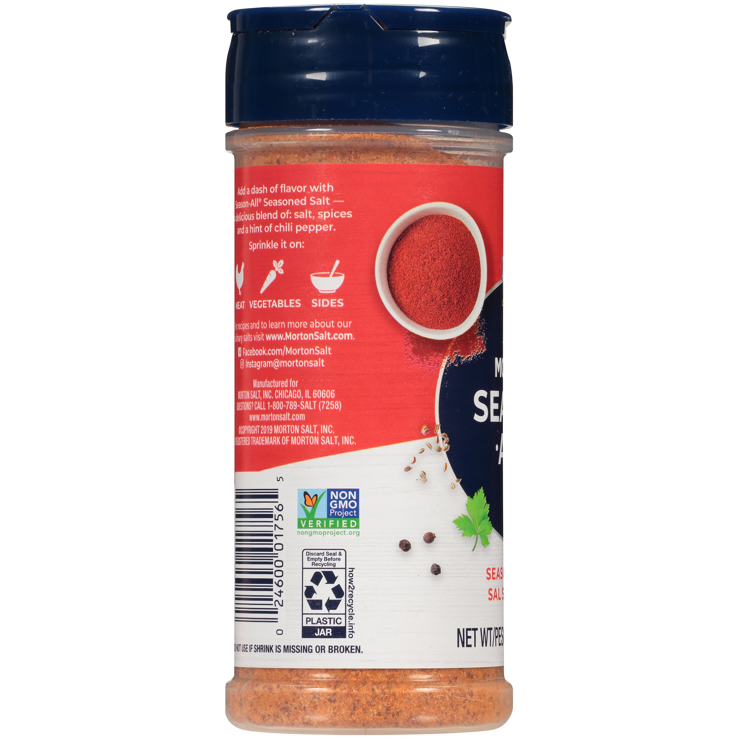 Morton Low Sodium Lite Salt - Shop Herbs & Spices at H-E-B