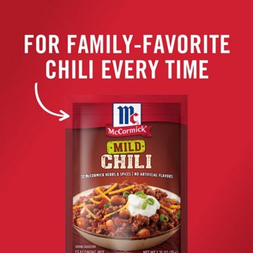 McCormick Mild Chili Seasoning Mix, 1.25 oz