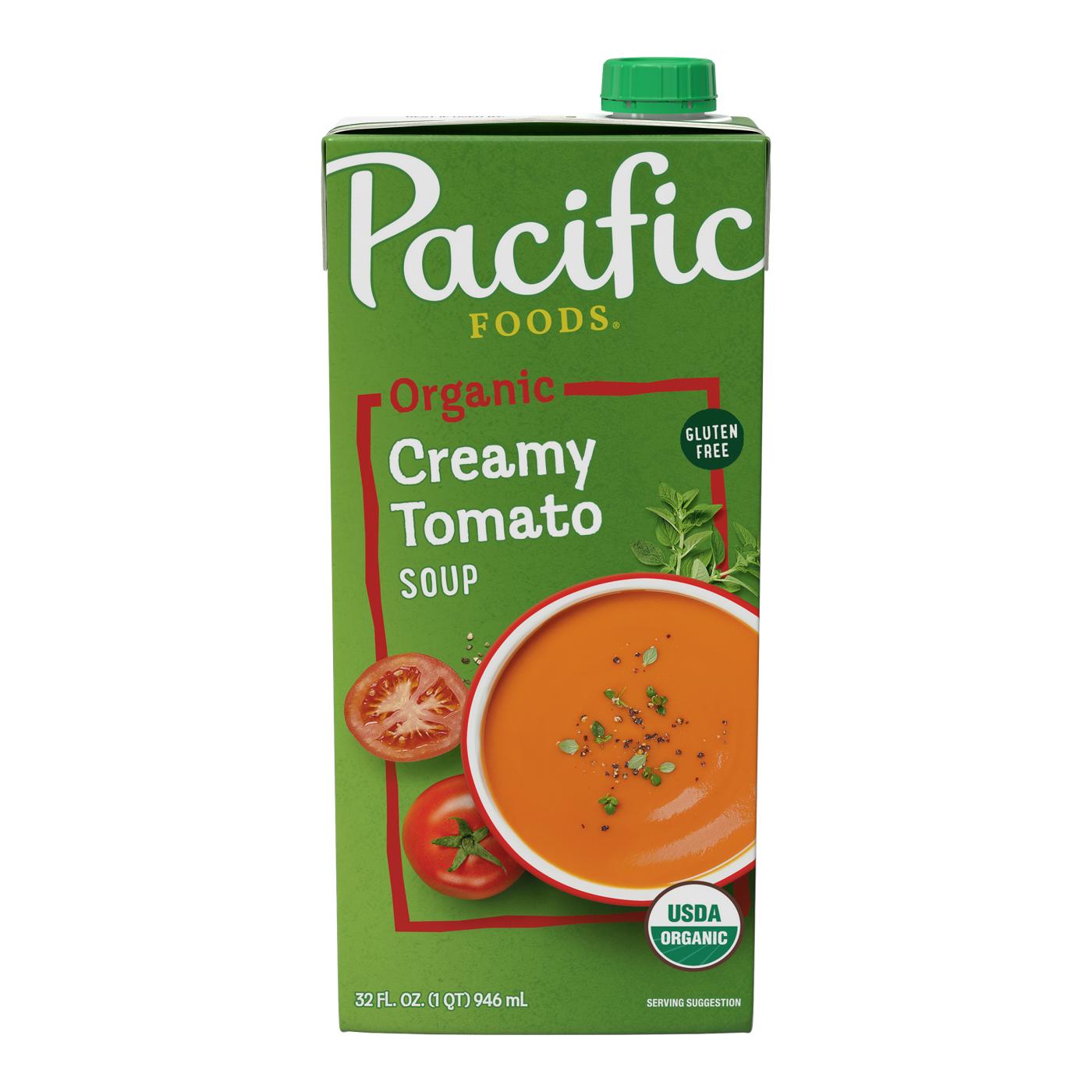 Pacific Foods Organic Creamy Tomato Soup; image 1 of 7