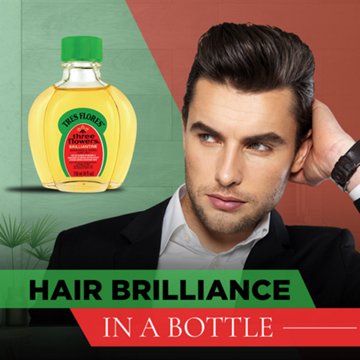 Tres Flores Brilliantine Hair Dressing