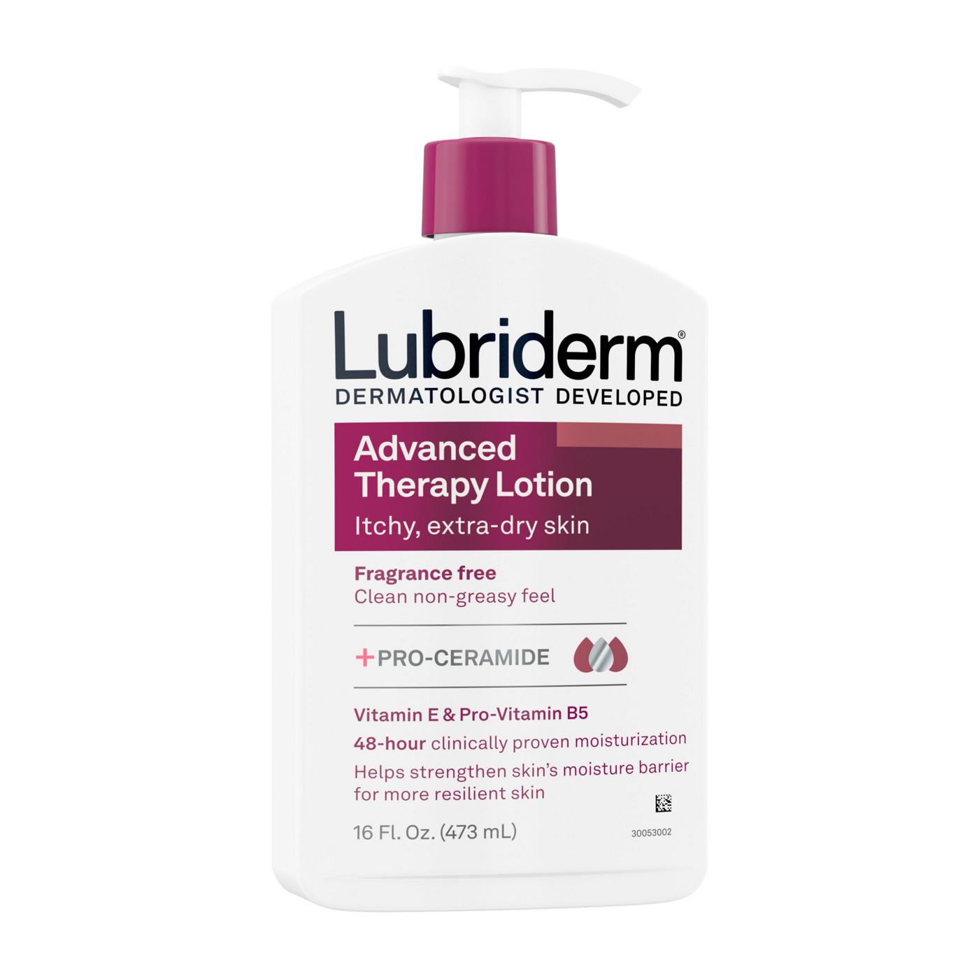 Lubriderm Advanced Therapy Lotion; image 2 of 9