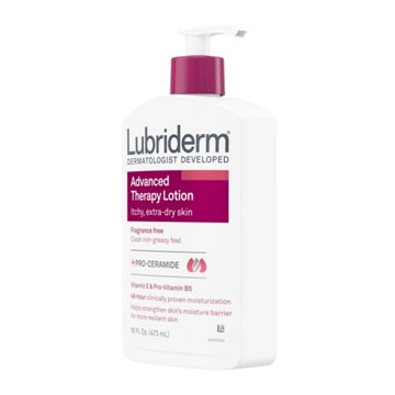Lubriderm Advanced Therapy Fragrance Free Lotion with Vitamin E, 16 oz