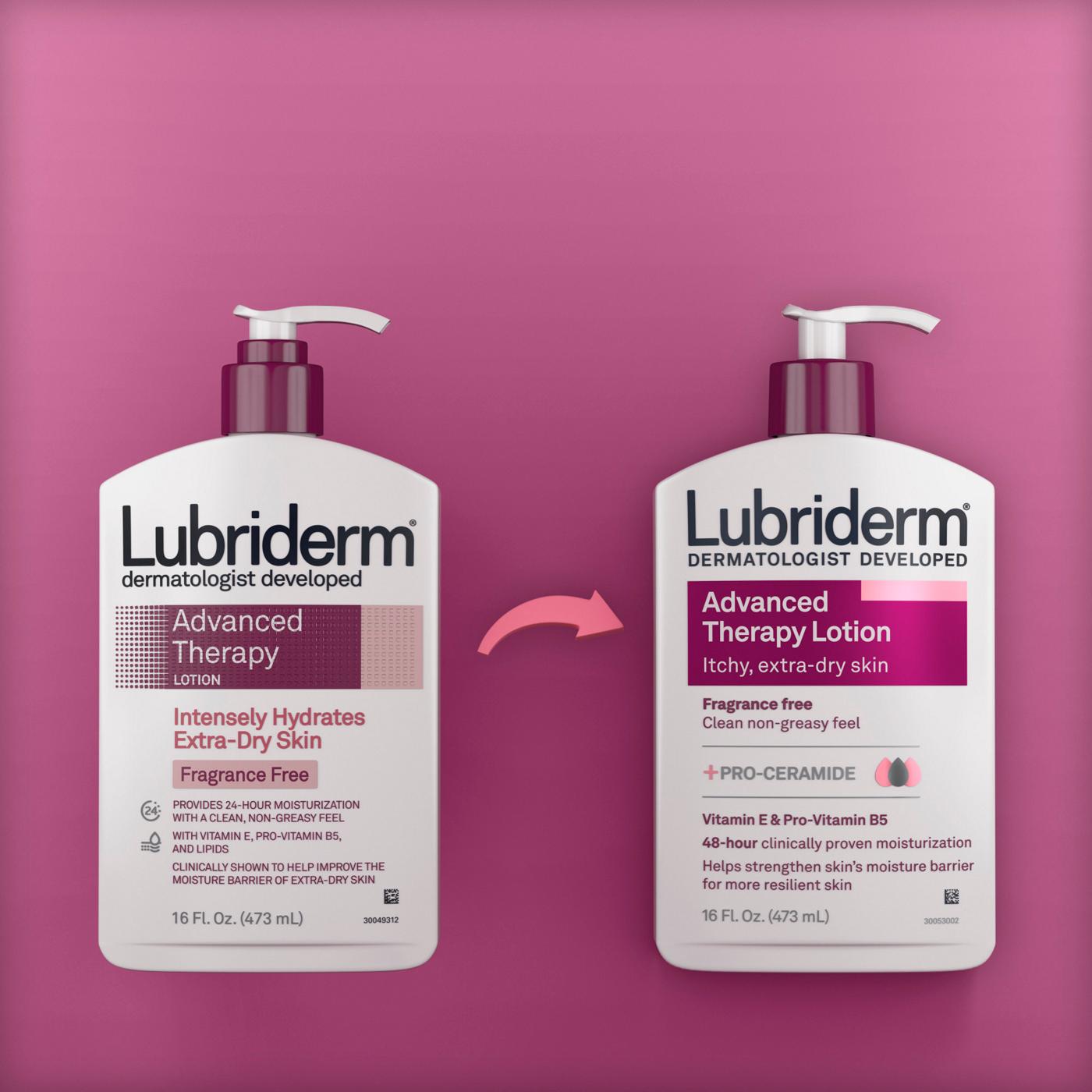 Lubriderm Advanced Therapy Lotion; image 5 of 9