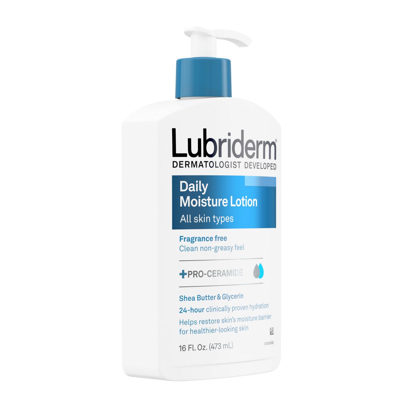 Lubriderm Fragrance-Free Daily Moisture Lotion; image 2 of 9