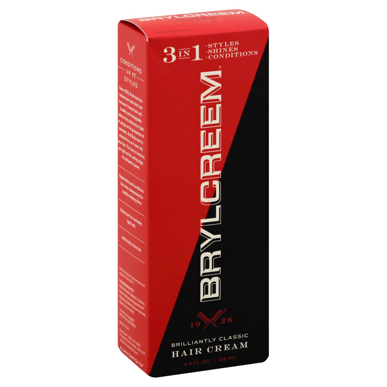 Brylcreem ヘアクリーム 132ml 4本セット Amazon.com: Brylcreem 3-in-1 Original High Shine Men's Hair