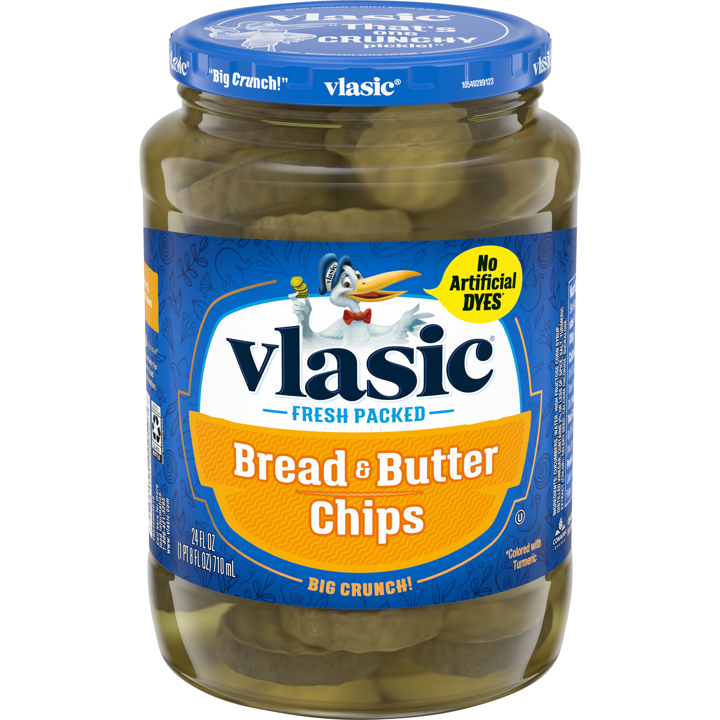 Vlasic Bread & Butter Chips Shop Pickles & cucumber at HEB