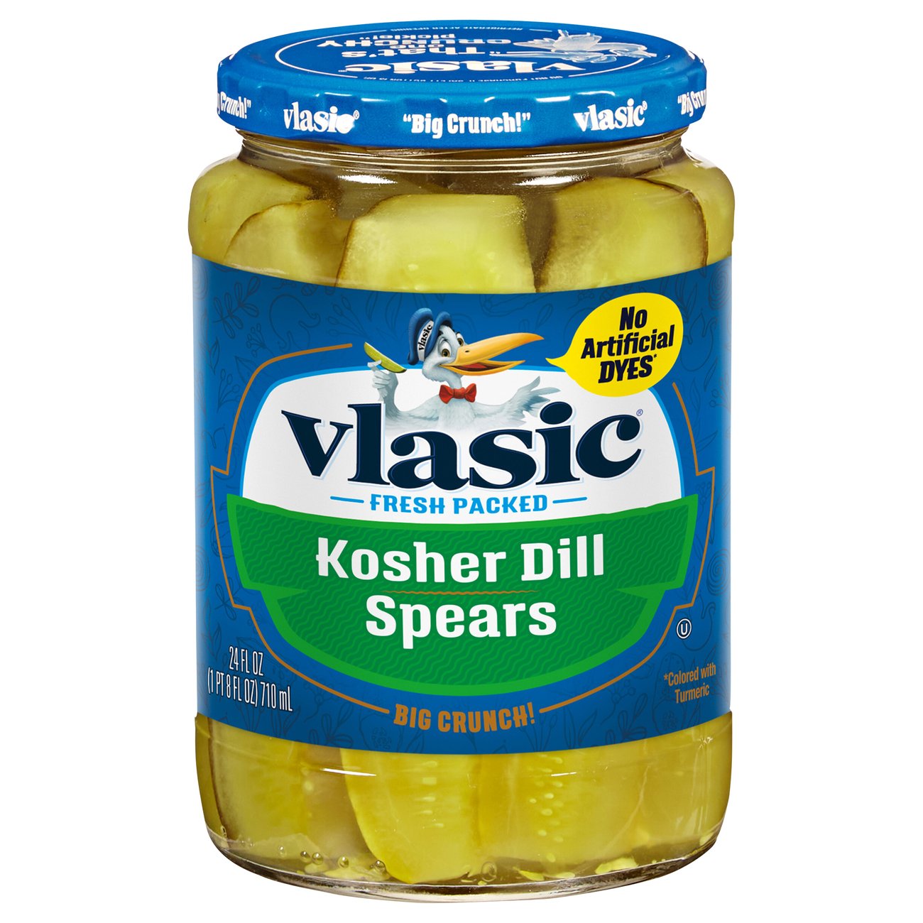 Vlasic Kosher Dill Spears Shop Pickles & Cucumber at HEB