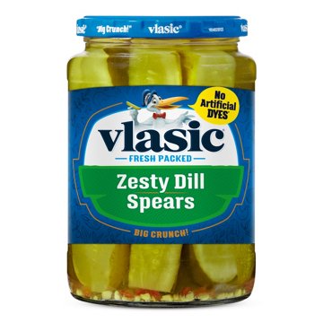 Vlasic Zesty Dill Spears, 24 oz