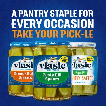 Vlasic Zesty Dill Spears, 24 oz