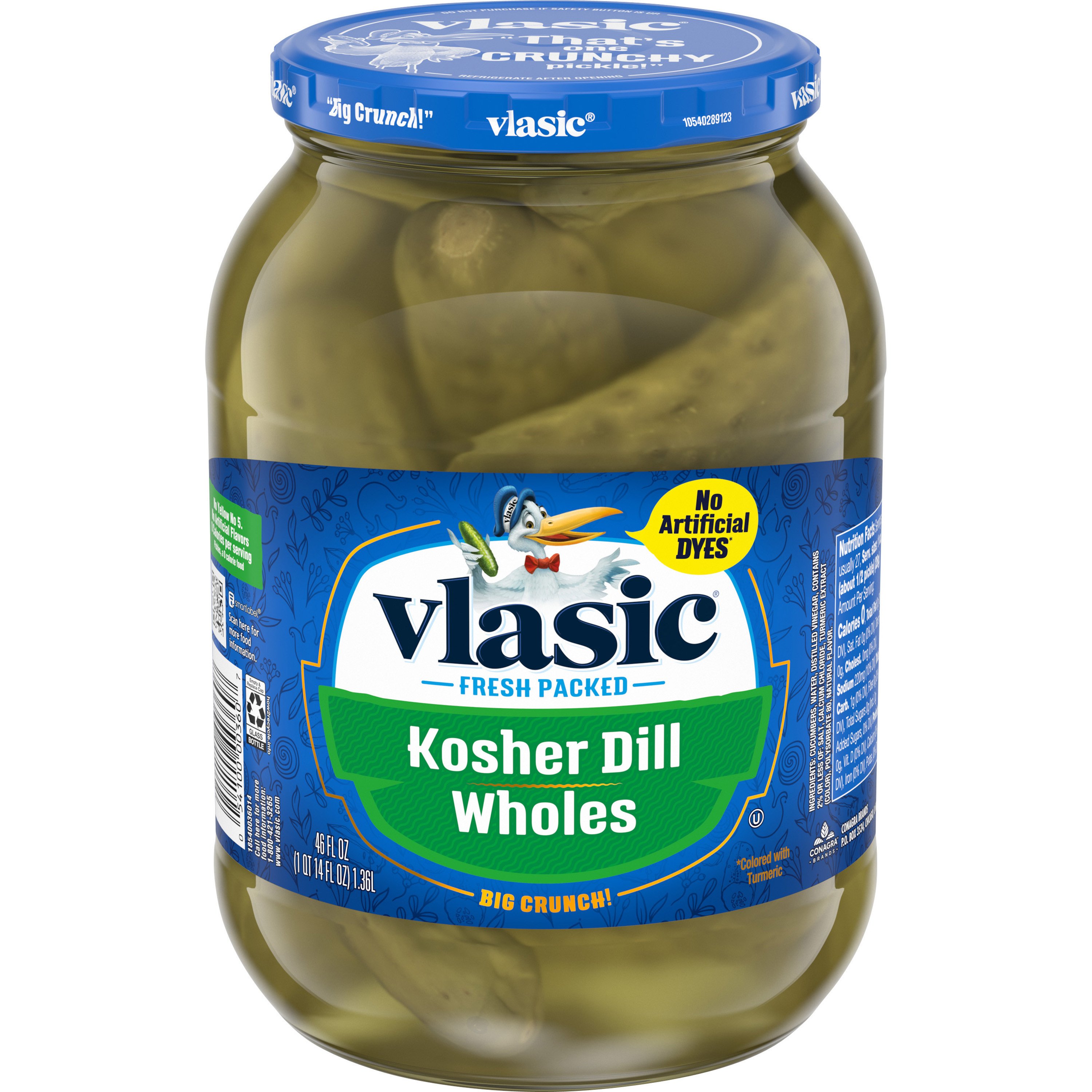 Vlasic Kosher Dills Classic Dill Taste Shop Vegetables at HEB
