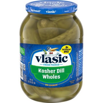 Vlasic Kosher Dill Wholes, 46 oz