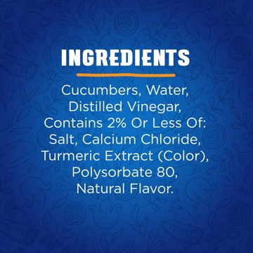 Vlasic Kosher Dill Wholes, 46 oz