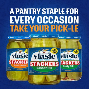 Vlasic Kosher Dill Stackers, 16 oz