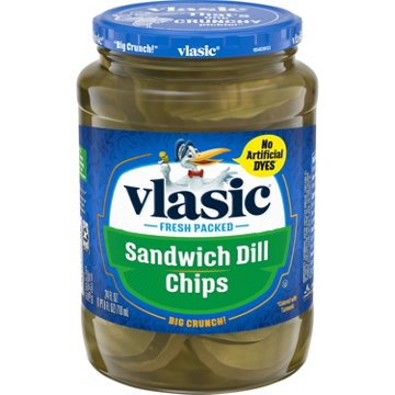 Vlasic Sandwich Dill Chips, 24 oz