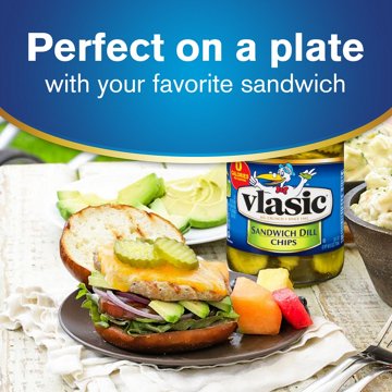 Vlasic Sandwich Dill Chips, 24 oz
