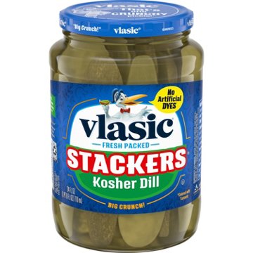 Vlasic Kosher Dill Stackers, 24 oz