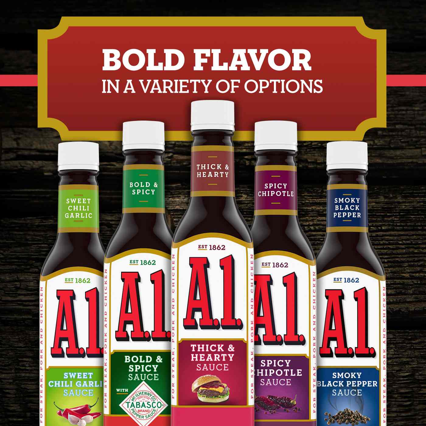 A1 Thick & Hearty Steak Sauce; image 2 of 7