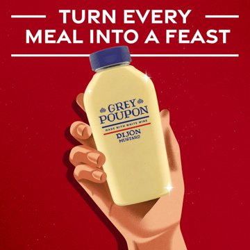 Grey Poupon Dijon Mustard, 10 oz