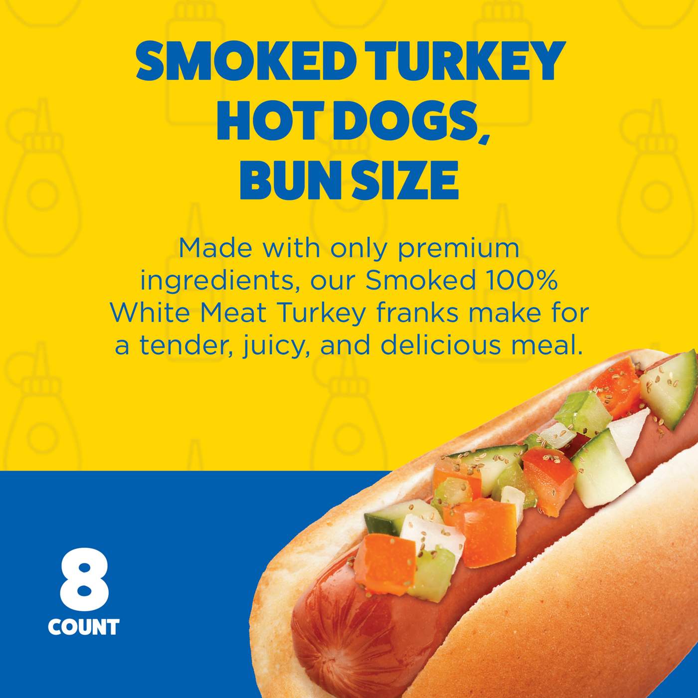 Ball Park White Meat Smoked Turkey Franks Hot Dogs; image 4 of 5