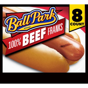 Ball Park Uncured Beef Hot Dogs, 15 oz